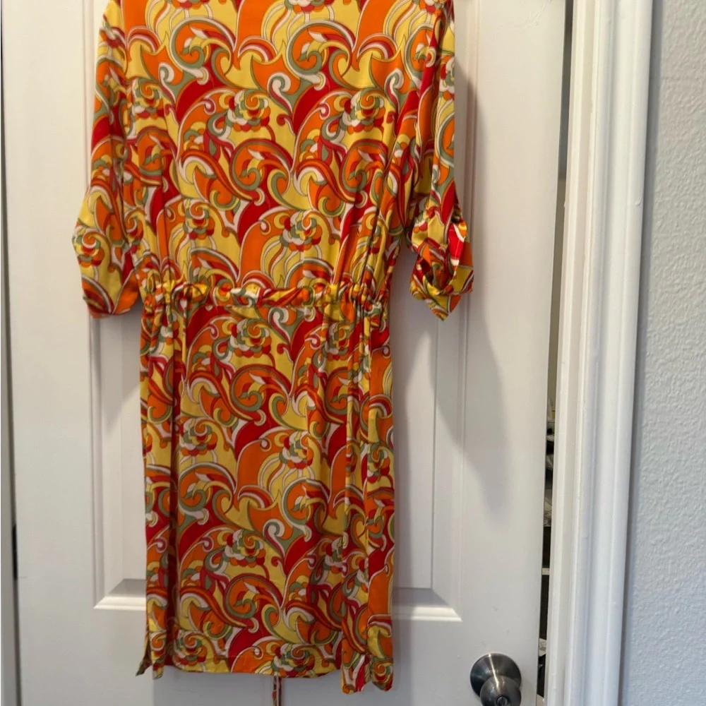 Colorful Swirl Pattern Dress - Picture 3 of 4